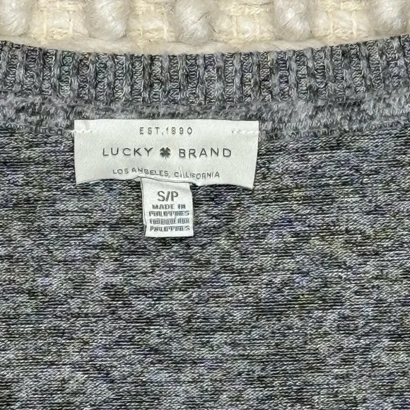Lucky Brand V Neck Tunic Sweater - Picture 4 of 6